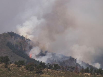 Image High Park Fire in Colorado.